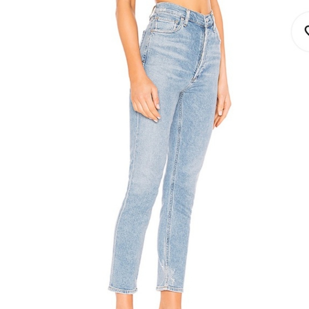 AGOLDE - Nico High Rise Slim Fit in EMBARK